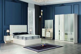 Chambre à coucher BARIDA crème 6 éléments